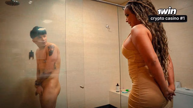 Big-bootied stepmother plays a prank on her stepson and discovers he has a big cock