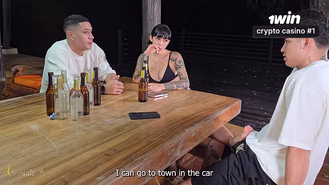 My Boyfriend Leaves Me Alone And I Fuck His Stepbrother Outdoors - Luna Vitaler &Amp; Danner Mendez